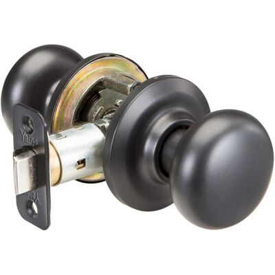 Yale Security Cambridge Passage Knob Black Suede Yale Security Cambridge Passage Knob Black Suede