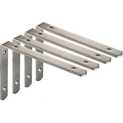 Kikidex (As show, One size) Stainless Steel Heavy Duty L-shaped Corner Brace Joint Angle Kikidex (As show, One size) Stainless Steel Heavy Duty L-shaped Corner Brace Joint Angle