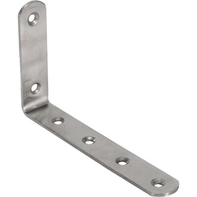 Unbranded 6Pcs 125X75mm L Shape Stainless Steel Shelf Corner Brace Angle Bracket Unbranded 6Pcs 125X75mm L Shape Stainless Steel Shelf Corner Brace Angle Bracket