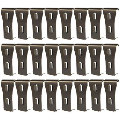 Jojomino 24PCS Brick Wall Clips Brick Hook Clips Steel Brick Hanger Heavy Duty Metal Hang Jojomino 24PCS Brick Wall Clips Brick Hook Clips Steel Brick Hanger Heavy Duty Metal Hang