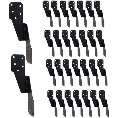 Jojomino 30 Pack Heavy Duty Hurricane Ties -Coated, Hurricane Straps Trusses/Rafters Ties Jojomino 30 Pack Heavy Duty Hurricane Ties -Coated, Hurricane Straps Trusses/Rafters Ties