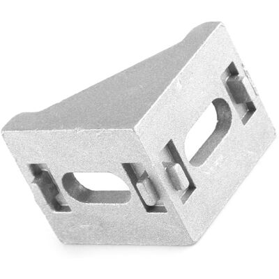 Unbranded Heavy Duty Aluminium L-Shape Brackets 10pk Unbranded Heavy Duty Aluminium L-Shape Brackets 10pk