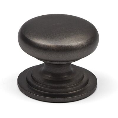 Handle & Home (25mm Knob) Dark Bronze Cabinet Cup & Button Knobs Pull Handle & Home (25mm Knob) Dark Bronze Cabinet Cup & Button Knobs Pull