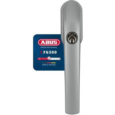 ABUS Lockable Window Handle FG300 AL0089 - Window Knob with Push Cylinder Simult ABUS Lockable Window Handle FG300 AL0089 - Window Knob with Push Cylinder Simult