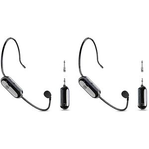 Unbranded For 2pcs 24g Wireless Microphone Headset Long Range Unbranded For 2pcs 24g Wireless Microphone Headset Long Range