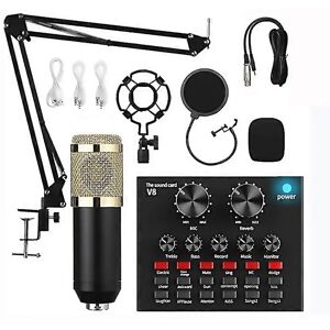 Unbranded For Audio Condenser Mic Studio Singing Microphone Unbranded For Audio Condenser Mic Studio Singing Microphone