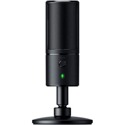 Razer Seiren X - Streaming USB Condenser Microphone (Compact with Damper, Superc Razer Seiren X - Streaming USB Condenser Microphone (Compact with Damper, Superc