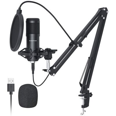 SUDOTACK USB Condenser Microphone for PC: Cardioid Recording Mic Kit w SUDOTACK USB Condenser Microphone for PC: Cardioid Recording Mic Kit w
