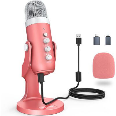 zealsound USB Condenser Microphone for PC Laptop Phone, Plug & Play De zealsound USB Condenser Microphone for PC Laptop Phone, Plug & Play De