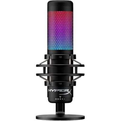HyperX QuadCast S – RGB USB Condenser Microphone for PC, PS4 and Mac, Anti-Vibra HyperX QuadCast S – RGB USB Condenser Microphone for PC, PS4 and Mac, Anti-Vibra