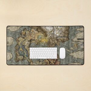 BearLad Desk Mat Elden Ring Map Large Gaming Mouse Pad 35x16 inch BearLad Desk Mat Elden Ring Map Large Gaming Mouse Pad 35x16 inch