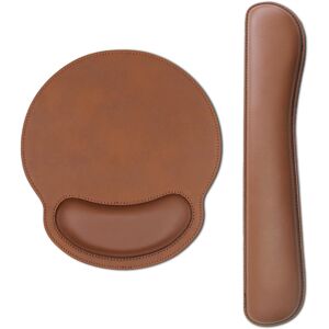 nobrand (brow) Leather Mouse Pad Ergonomic Memory Foam Keyboard Mat with Wrist Support nobrand (brow) Leather Mouse Pad Ergonomic Memory Foam Keyboard Mat with Wrist Support