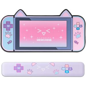 Unbranded (As show, One size) Mouse Pad Set With Non-slip Rubber Wrist Pad And Lightweight Unbranded (As show, One size) Mouse Pad Set With Non-slip Rubber Wrist Pad And Lightweight