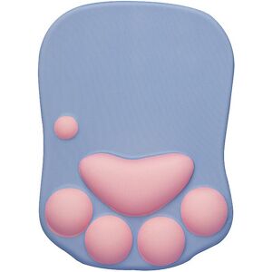 Unbranded (As show, One size) Mouse Pad With Wrist Rest, Blue, Ergonomic Mouse Pad, Kawaii Unbranded (As show, One size) Mouse Pad With Wrist Rest, Blue, Ergonomic Mouse Pad, Kawaii