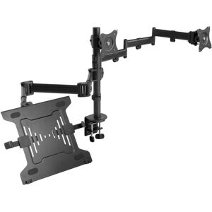 VIVO Dual Monitor + Laptop Mount for 13 to 27 inch Screens and 10 to 15.6 inch L VIVO Dual Monitor + Laptop Mount for 13 to 27 inch Screens and 10 to 15.6 inch L
