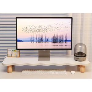 Unbranded Cloud-Shaped Sturdy Wood Monitor Stand Riser for Computer Ref:TrB Unbranded Cloud-Shaped Sturdy Wood Monitor Stand Riser for Computer Ref:TrB