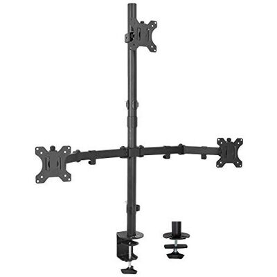 VIVO - Monitor Desk Mount - Triple - Up to 27in VIVO - Monitor Desk Mount - Triple - Up to 27in