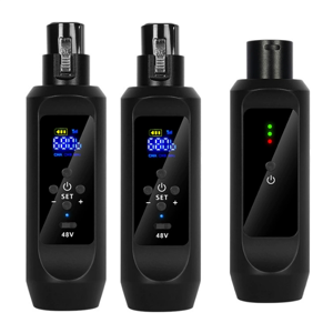 Markenlos 48V Microphone Transmitter and Receiver Wired Instrument Condenser Markenlos 48V Microphone Transmitter and Receiver Wired Instrument Condenser