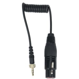 Kikidex (As show, One size) Locking Type 3.5mm to 3.5mm TRS to XLR Female Microphone Out Kikidex (As show, One size) Locking Type 3.5mm to 3.5mm TRS to XLR Female Microphone Out