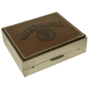 Jack Daniels Jack Daniel's Western leather travel contact lens case accessories with mirror Jack Daniels Jack Daniel's Western leather travel contact lens case accessories with mirror