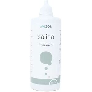 Avizor Saline Solution Contact Lens Storing Cleaner, 500ml, White Avizor Saline Solution Contact Lens Storing Cleaner, 500ml, White