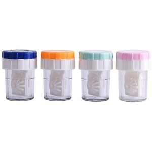 Unbranded (As show, One size) 4pcs Manual Contact Lens Case Contact Lens Cleaner Washer Ho Unbranded (As show, One size) 4pcs Manual Contact Lens Case Contact Lens Cleaner Washer Ho