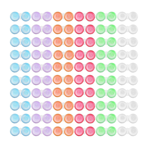 Saudism 60 Pack Contact Lens Cases, Cases Bulk in 6 Colors, Cute Lenses Case Leak-Proof, Saudism 60 Pack Contact Lens Cases, Cases Bulk in 6 Colors, Cute Lenses Case Leak-Proof,
