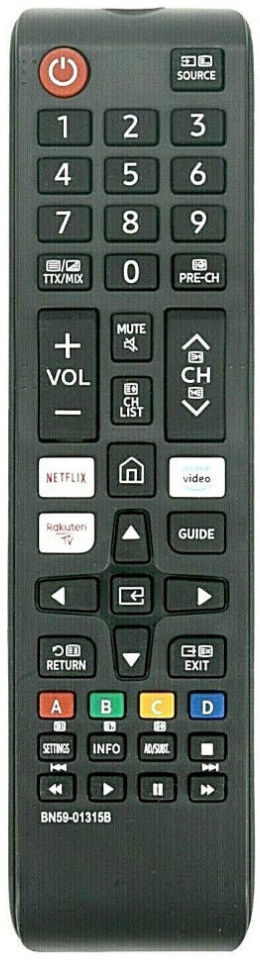 Replacement For Samsung Smart TV Remote Control UE43TU7020KXXU