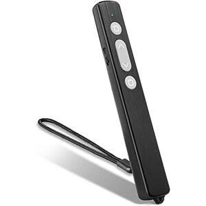 Kinizuxi Presentation Clicker Pointer with Lanyard, 100M Wireless Presenter Remote PPT Po Kinizuxi Presentation Clicker Pointer with Lanyard, 100M Wireless Presenter Remote PPT Po