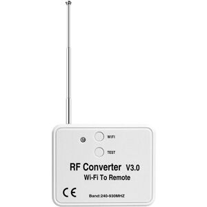 GreenZech (1PC) Universal Wireless WIFI to RF Controller Phone Remote Control for Smart Ho GreenZech (1PC) Universal Wireless WIFI to RF Controller Phone Remote Control for Smart Ho