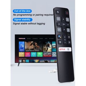 Unbranded (black) Remote Control (RC802V FNR1) Replacement for All TCL Android 4K UHD Smar Unbranded (black) Remote Control (RC802V FNR1) Replacement for All TCL Android 4K UHD Smar