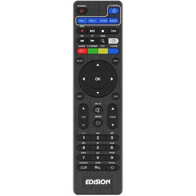 Edision EDI-RCU 2 Slim Universal Remote Control - Remote Control Edision EDI-RCU 2 Slim Universal Remote Control - Remote Control