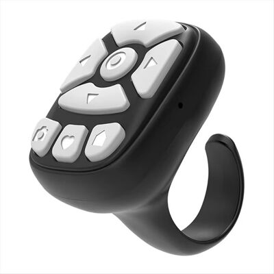 Saudism Bluetooth Remote Control Scrolling Ring Finger for Phone Video Selfie Stick Came Saudism Bluetooth Remote Control Scrolling Ring Finger for Phone Video Selfie Stick Came