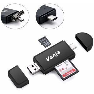 Vanja USB Type C Micro USB OTG Adapter and USB 2.0 Portable Memory Card Reader f Vanja USB Type C Micro USB OTG Adapter and USB 2.0 Portable Memory Card Reader f