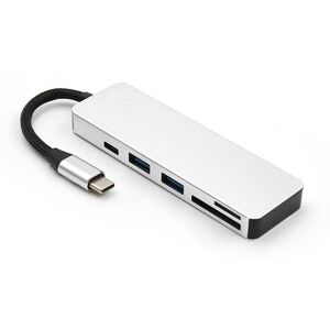 Unbranded 5-in-1 Type-C to 2-Port USB 3.0 Type-C PD Charge Hub SD TF Card Reader Support O Unbranded 5-in-1 Type-C to 2-Port USB 3.0 Type-C PD Charge Hub SD TF Card Reader Support O