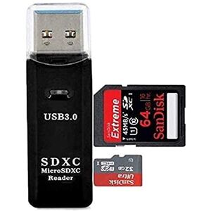 Unbranded High Speed USB 3.0 - SD / SDHC and Micro SD Memory Card Reader / Writer for Sony Unbranded High Speed USB 3.0 - SD / SDHC and Micro SD Memory Card Reader / Writer for Sony