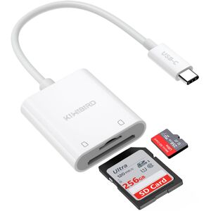 KiwiBird USB C SD Card Reader, Micro SD to Type C OTG Adapter for SDHC SDXC TF UHS-I Card KiwiBird USB C SD Card Reader, Micro SD to Type C OTG Adapter for SDHC SDXC TF UHS-I Card