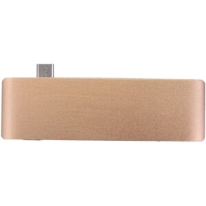 GreenZech (Gold) Multifunction USB Hub Type-C to Type-C USB 3.0 2Ports TF SD Card Reader f GreenZech (Gold) Multifunction USB Hub Type-C to Type-C USB 3.0 2Ports TF SD Card Reader f