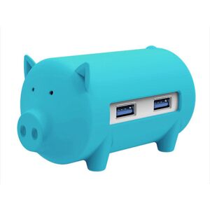 GreenZech (Blue) Little Pig High Speed USB 3.0 OTG HUB Adapter SD TF Card Reader for Macbo GreenZech (Blue) Little Pig High Speed USB 3.0 OTG HUB Adapter SD TF Card Reader for Macbo