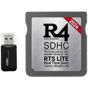 Kikidex (As show, One size) 2024 R4 Card R4 SDHC Adapter Flash Card With USB Adapter com Kikidex (As show, One size) 2024 R4 Card R4 SDHC Adapter Flash Card With USB Adapter com
