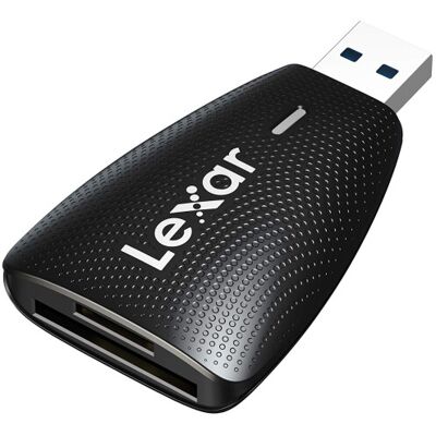 Lexar Multi-Card 2-in-1 USB 3.1 Reader - UHS-I UHS-II SD & Micro SD Lexar Multi-Card 2-in-1 USB 3.1 Reader - UHS-I UHS-II SD & Micro SD