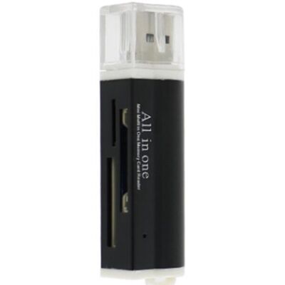 Unbranded (black) 20 All Usb In 1 Multi Memory Card Reader For Tflash Mmc Tf Stick Memory Unbranded (black) 20 All Usb In 1 Multi Memory Card Reader For Tflash Mmc Tf Stick Memory