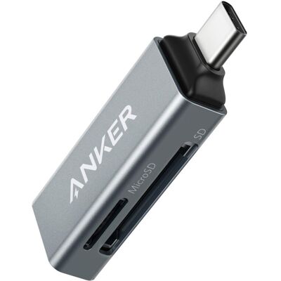 Anker 2-in-1 USB-C Memory Card Reader for SDXC, SDHC, SD, MMC, RS-MMC, Micro SDX Anker 2-in-1 USB-C Memory Card Reader for SDXC, SDHC, SD, MMC, RS-MMC, Micro SDX