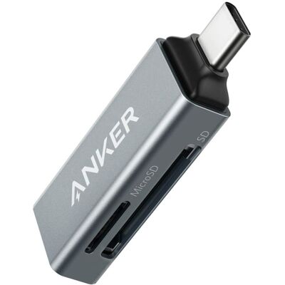 Anker 2in1 USB-C Memory Card Reader SDXC SDHC SD MMC RS-MMC for MacBook Pro 2020 Anker 2in1 USB-C Memory Card Reader SDXC SDHC SD MMC RS-MMC for MacBook Pro 2020