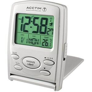Acctim 71707 Vista MSF Radio Controlled Multi function LCD Travel Alarm Clock Acctim 71707 Vista MSF Radio Controlled Multi function LCD Travel Alarm Clock
