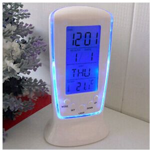 Unbranded (White) Digital LED Clock Backlight Display Table Alarm Unbranded (White) Digital LED Clock Backlight Display Table Alarm