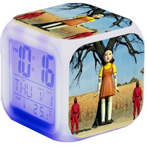 Unbranded (10) Squid Game LED Alarm Clock Multi-Function 7 Color Change Digital Luminous G Unbranded (10) Squid Game LED Alarm Clock Multi-Function 7 Color Change Digital Luminous G