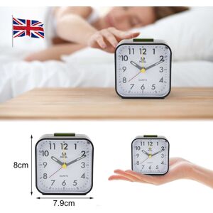Unbranded Quartz Alarm Clock With Night Light No Tick Snooze Silent Small Clock Unbranded Quartz Alarm Clock With Night Light No Tick Snooze Silent Small Clock