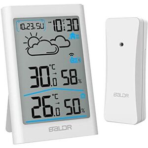 BALDR Wireless Weather Station with Outdoor Sensor Indoor Outdoor Thermometer Hy BALDR Wireless Weather Station with Outdoor Sensor Indoor Outdoor Thermometer Hy