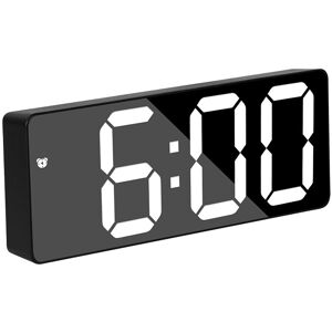 Unbranded (White) Alarm Clock Digital Battery Powered Adjustable Temperature Date Time Bri Unbranded (White) Alarm Clock Digital Battery Powered Adjustable Temperature Date Time Bri